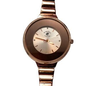 Beverly Hills Polo Club Women's Rose Gold Watch 35mm - Fresh Battery - Wrist 7"